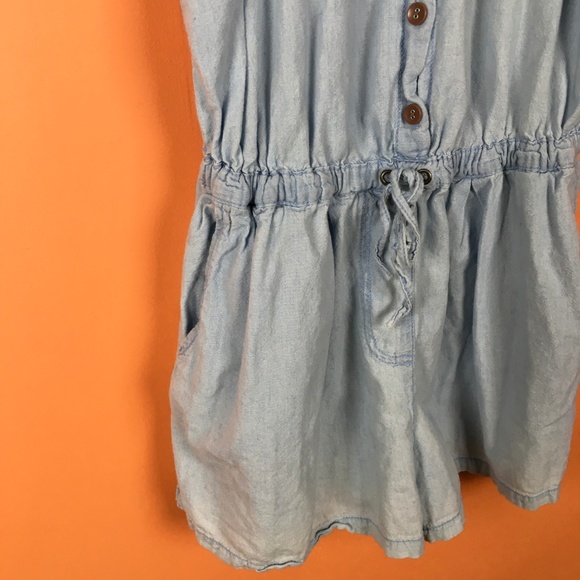 Selena Gomez | Denim Button Down Romper L - Picture 4 of 6